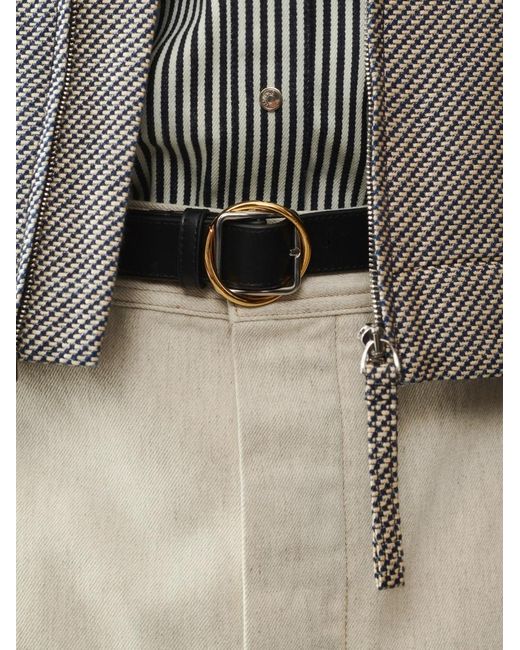 Jacquemus Black The Salon Belt