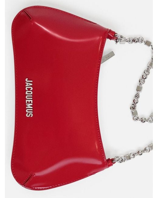 Jacquemus Red The Small Bisou Chaîne