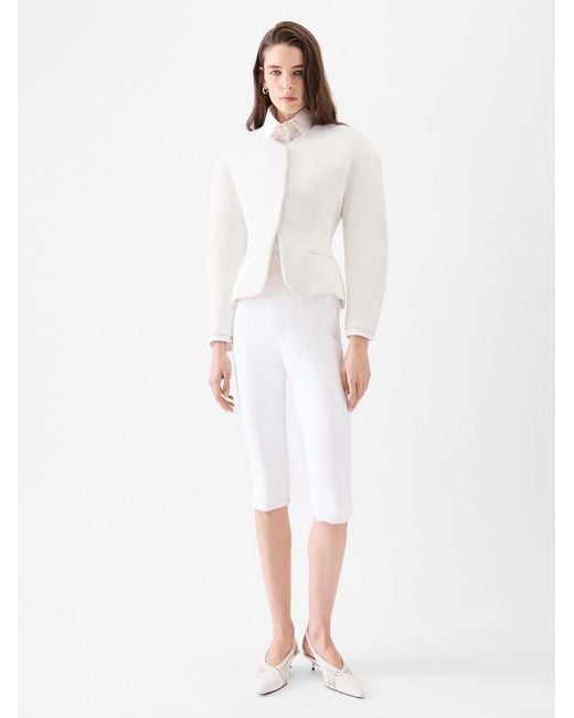Giacca Mini Ovalo di Jacquemus in White