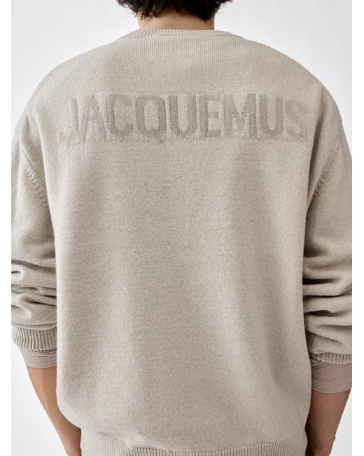 Jacquemus Natural Der Moulin Pullover for men