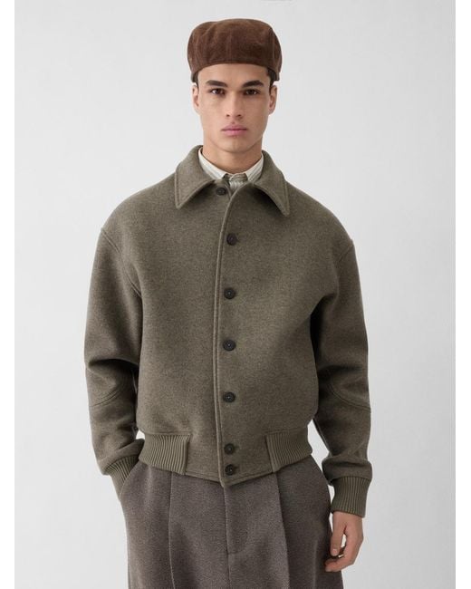 Jacquemus Green The Feltro Bomber Jacket