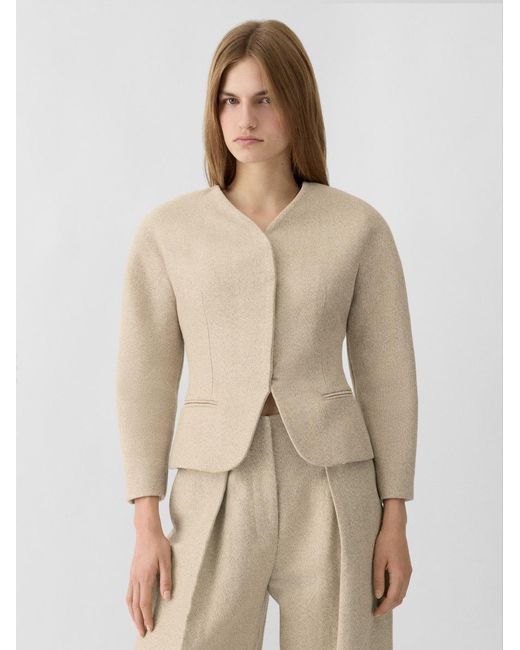Jacquemus Natural The Mini Ovalo Jacket