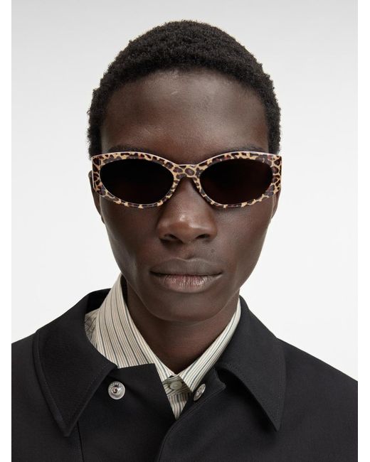 Jacquemus White The Ovalo Sunglasses
