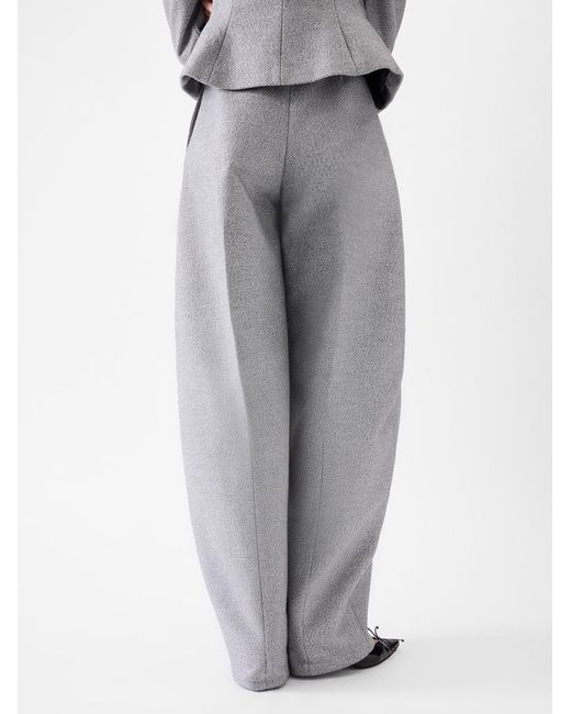 Pantaloni Curvo di Jacquemus in Gray