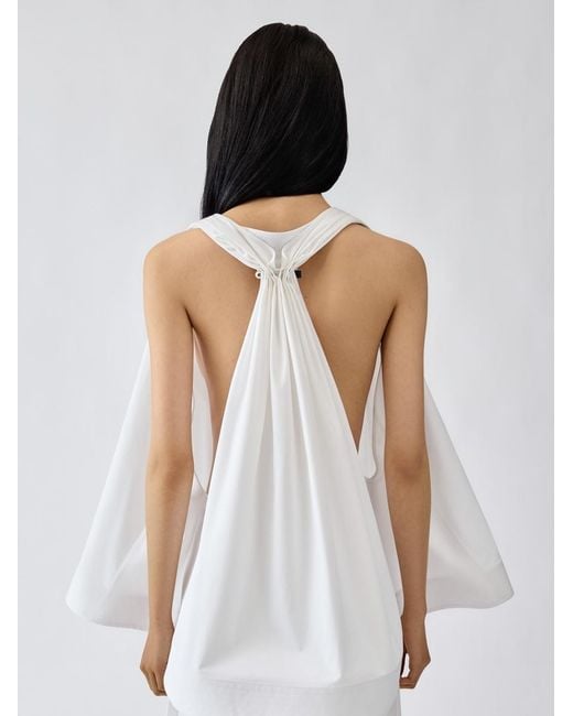 Jacquemus White The Norma Top