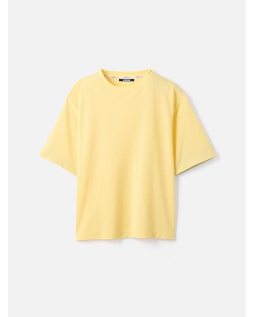 Jacquemus Yellow The Rond Carré Short-Sleeve T-Shirt