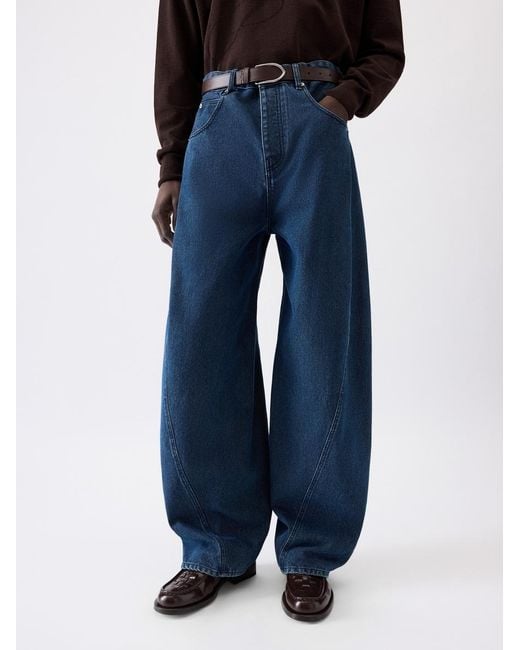Jacquemus Blue The Espiral De-Nîmes Denim Pants