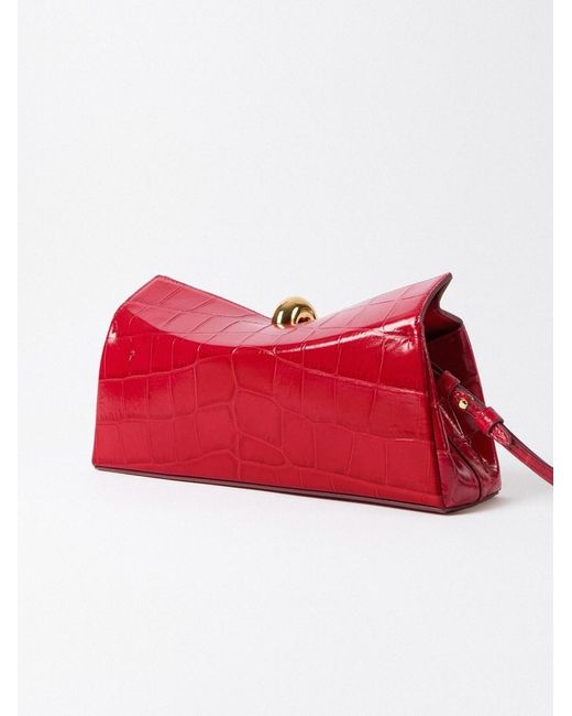 Jacquemus Red The Valérie Clutch