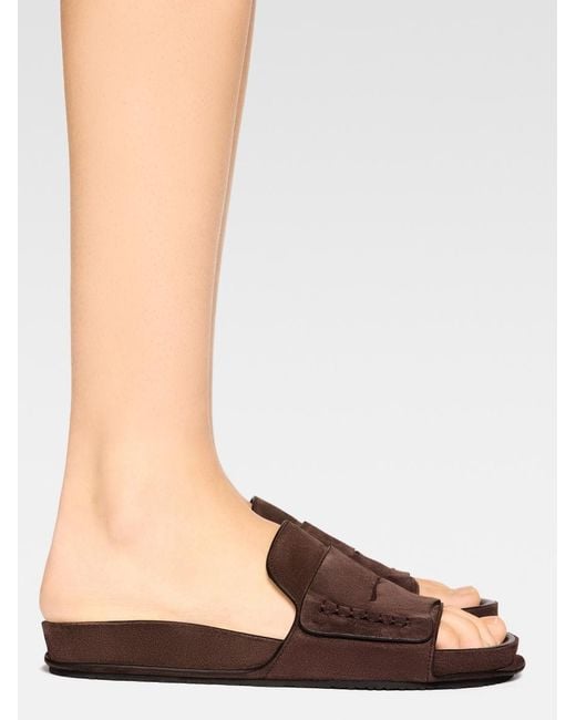 Jacquemus Brown The Mocassin Sandals