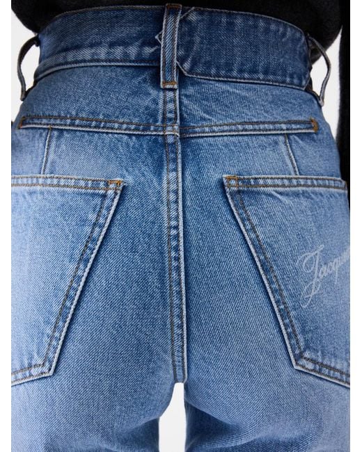 Jacquemus Blue The Straight De-Nîmes Denim Pants