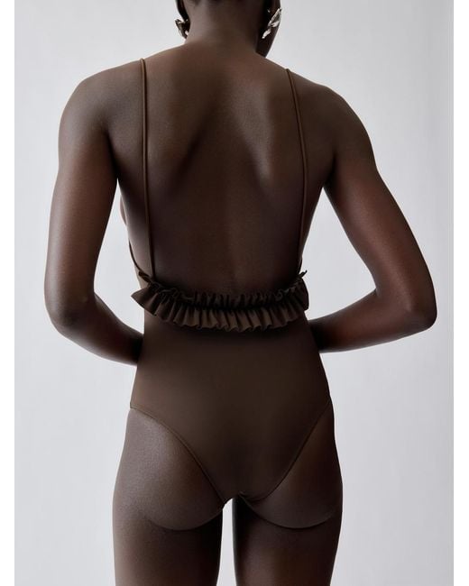 Jacquemus Pink The Cabana Swimsuit