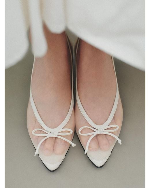 Jacquemus White The Low Tourni Heels