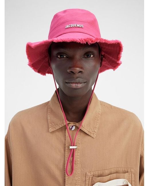 JACQUEMUS ARTICHAUT LOGO ハット pink 【公式通販】