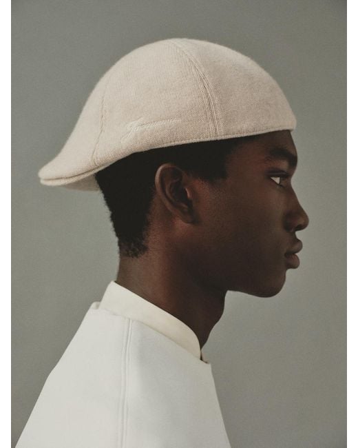 Jacquemus White The Atelier Beret for men