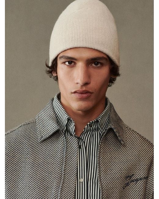 Jacquemus Natural The J Beanie