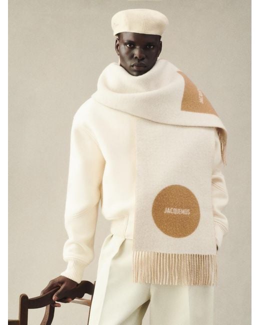 Sciarpa Rond Carré di Jacquemus in White