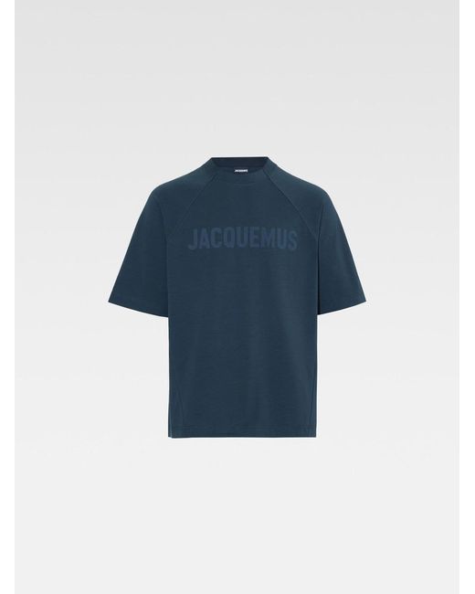 Jacquemus Blue Le T-Shirt Typo for men