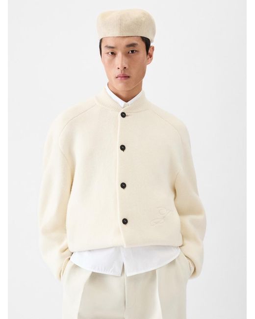Jacquemus White The Pallone cardigan