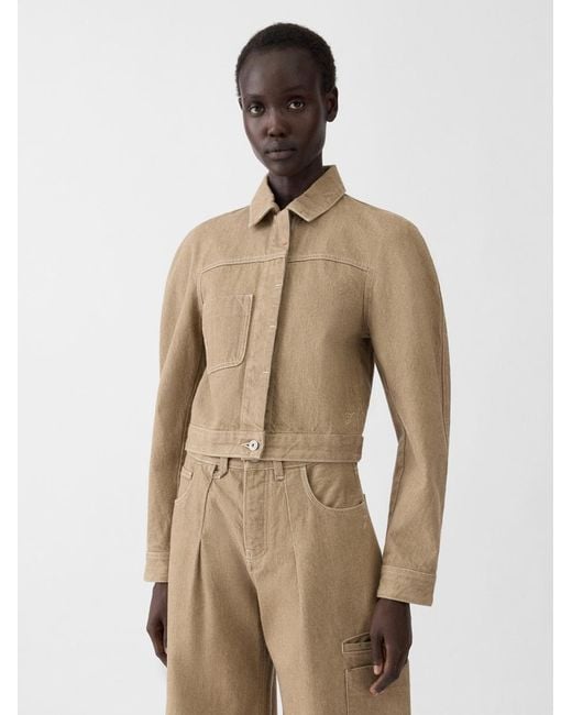 Jacquemus Natural The Ovalo Cargo Jacket
