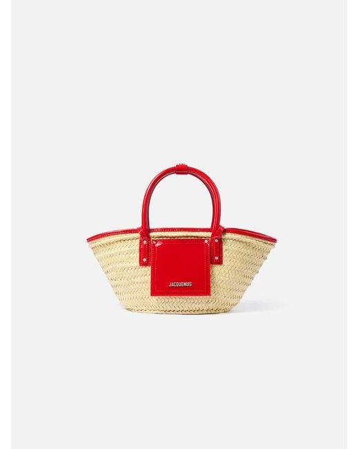 La Borsa Cesto Piccola Soli di Jacquemus in Red