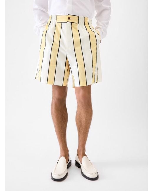 Jacquemus White The Aloe Shorts