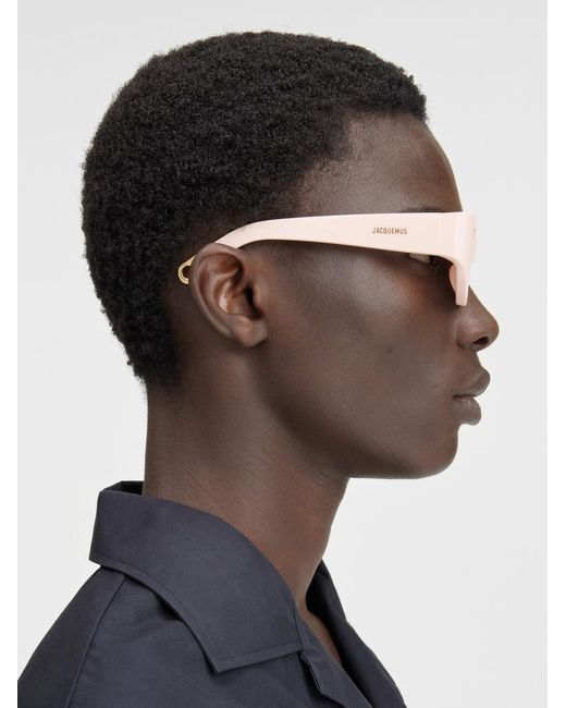 Jacquemus Natural The Pilota Sunglasses