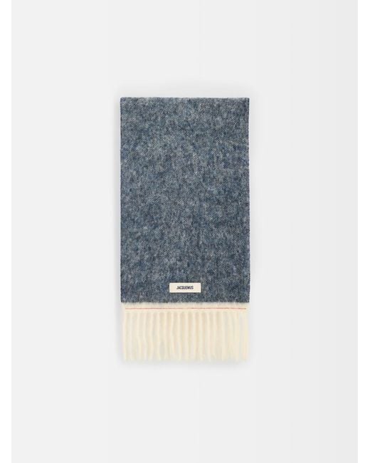 L'Écharpe Carro Jacquemus en coloris Blue