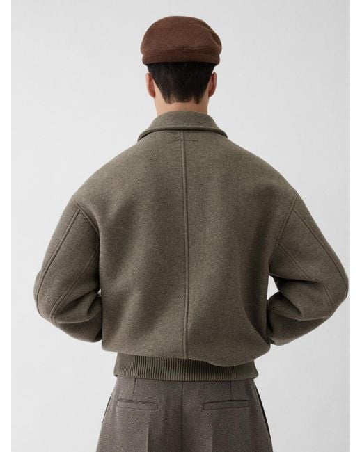Jacquemus Green The Feltro Bomber Jacket