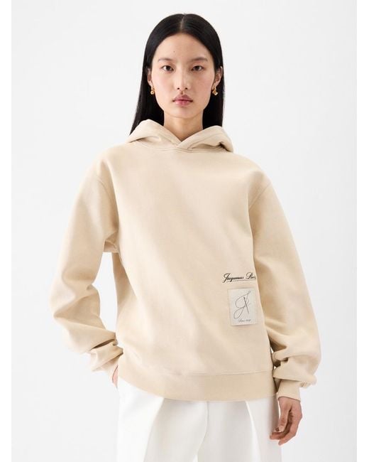 Jacquemus Natural The Montaigne Hoodie