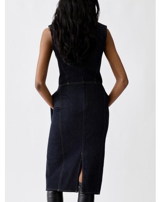 Jacquemus Black Das De-Nîmes Cubisto Kleid
