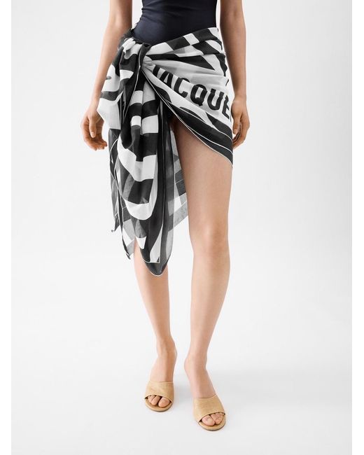 Jacquemus White Der Zèbre Sarong