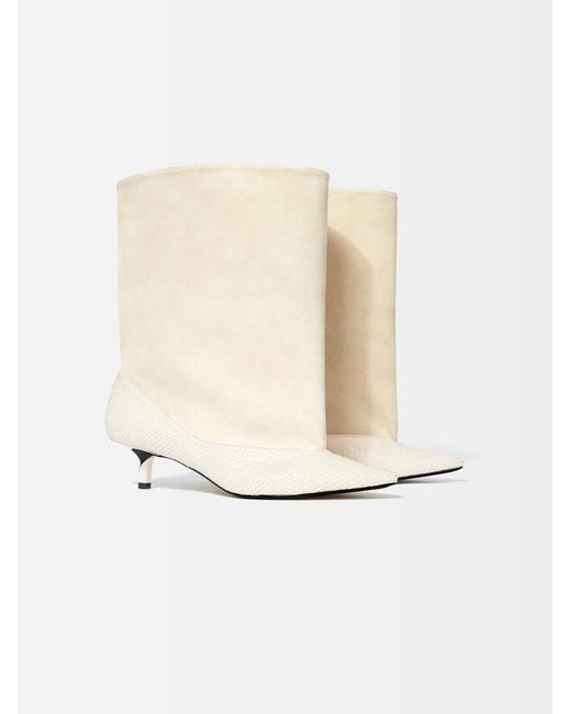 Jacquemus White The Tourni Boots