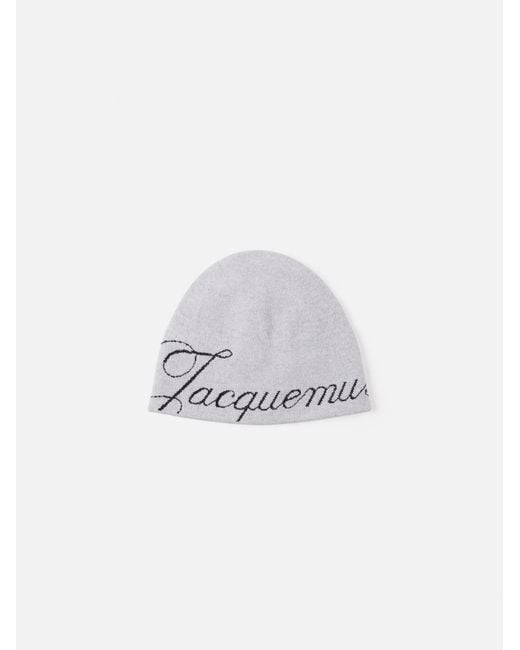 Jacquemus White The Atelier Beanie
