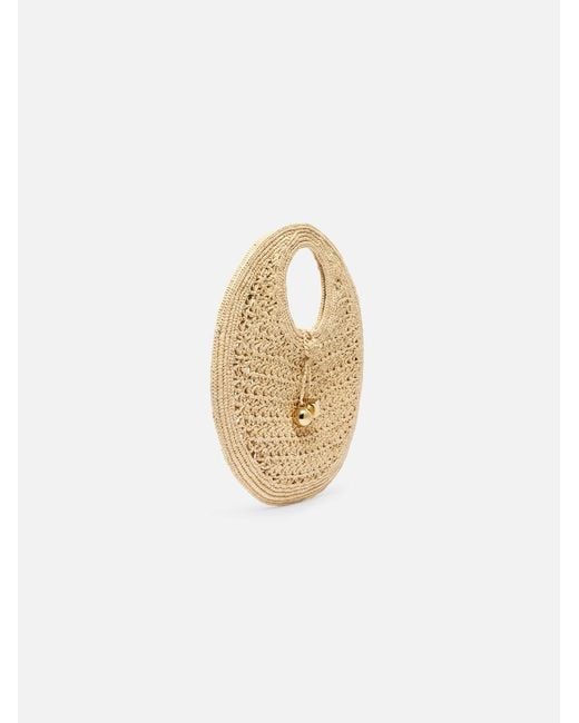 Jacquemus White The Spiaggia Small Round Bag