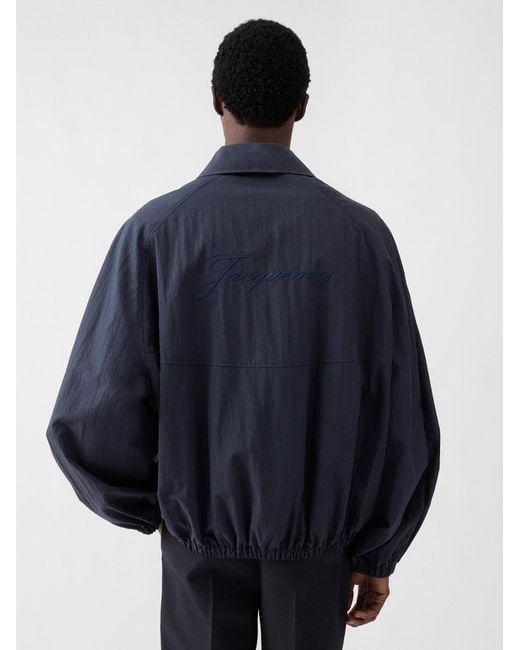 Jacquemus Women's Blue The Windbreaker casual jackets