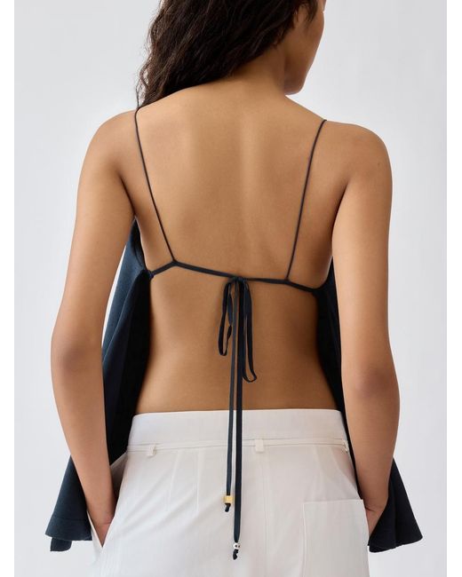 Jacquemus Blue The Voile Top
