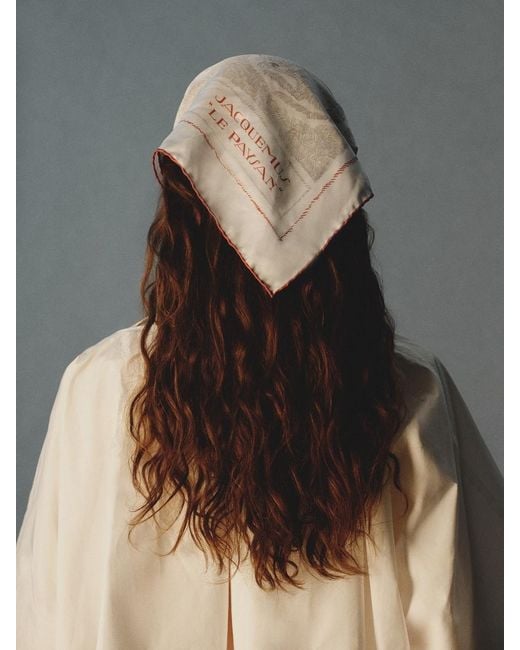 Jacquemus White The "Le Paysan" Scarf