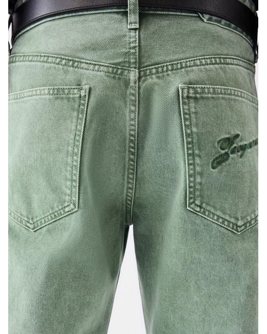 Jacquemus Blue The Straight De-Nîmes Denim Pants for men