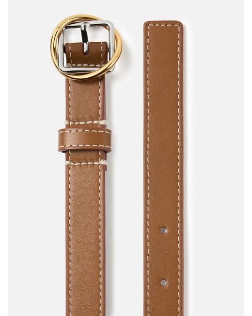 Jacquemus White The Thin Salon Belt