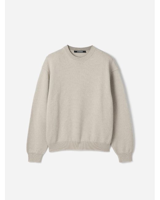 Jacquemus Natural Der Moulin Pullover for men