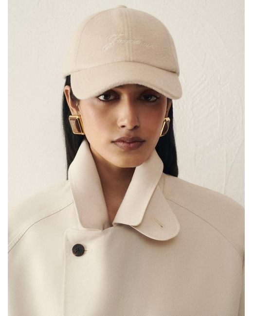 Jacquemus White The Cachemiro Baseball Cap
