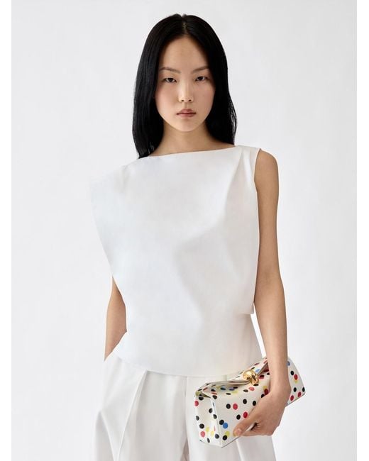 Jacquemus White The Drap Top