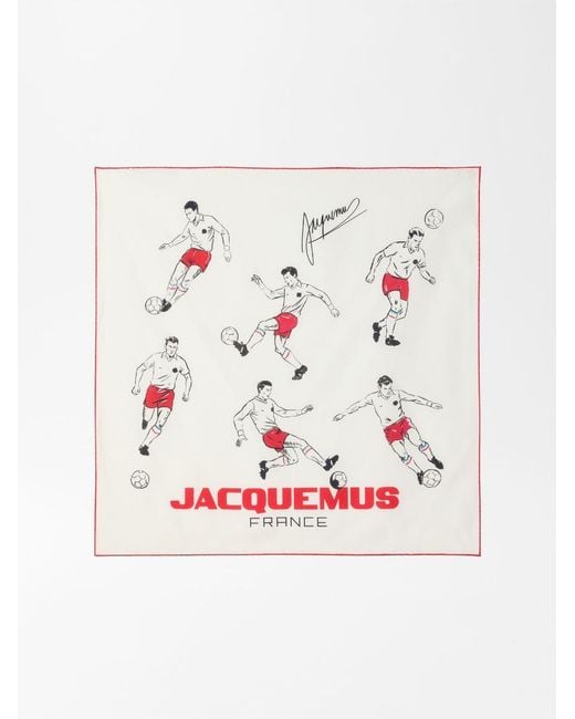 Sciarpa di Jacquemus in White da Uomo