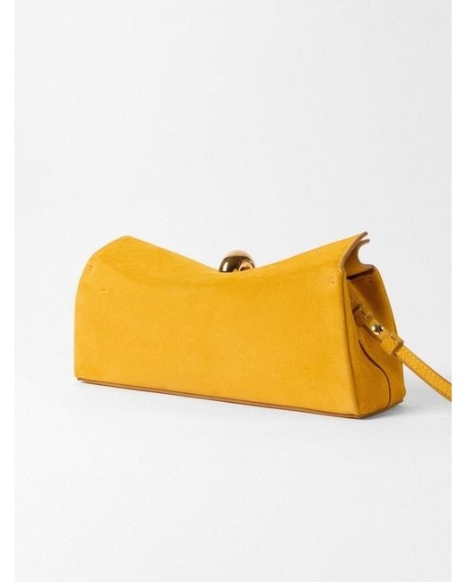 Jacquemus Yellow The Valérie Clutch