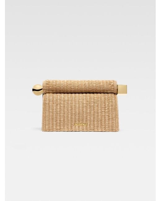 Jacquemus Natural Die Rond Carré Clutch