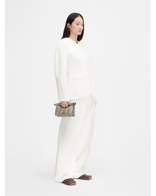 Jacquemus White The Ovalo Jacket