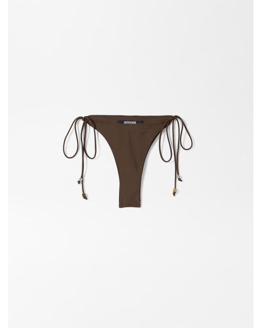 Jacquemus Brown The Triangle Bikini Bottom