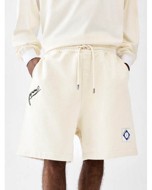Jacquemus White Le Short Supporter