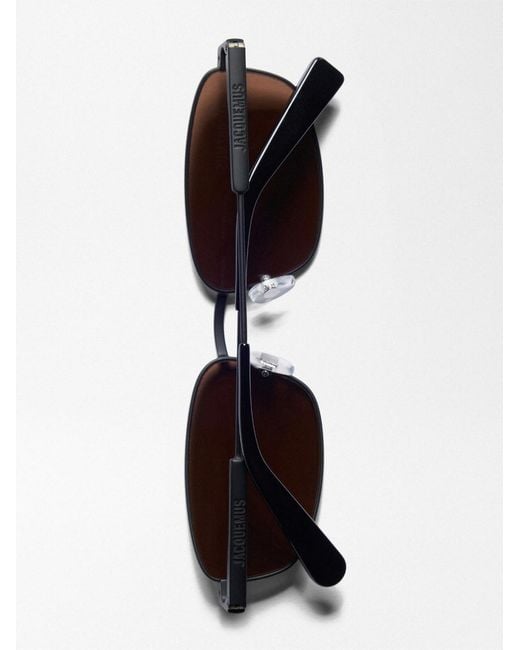 Jacquemus Brown The Sera Sunglasses