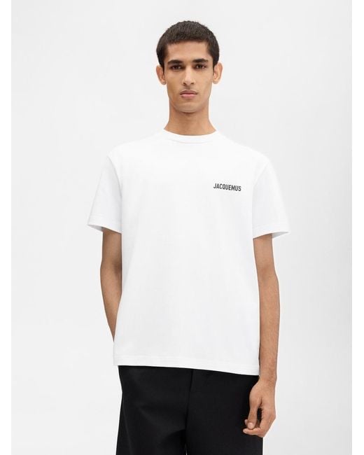 Jacquemus White The Dubai Address T-Shirt